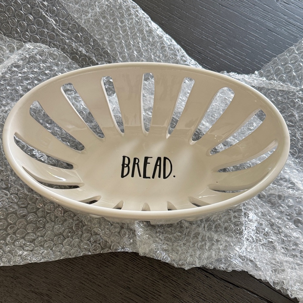 Rae Dunn Cream Bread Basket